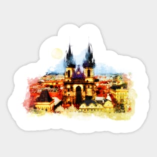 Praga art Sticker